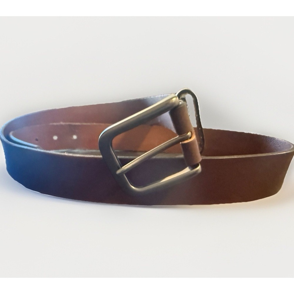 Timberland Men's Classic Leather Belt Made in USA Sizes 38-40 Brown